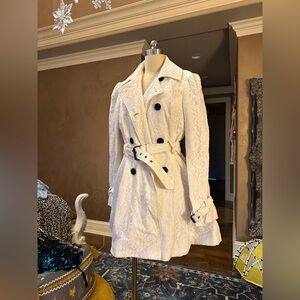 White Laced Corset Jacket Dress